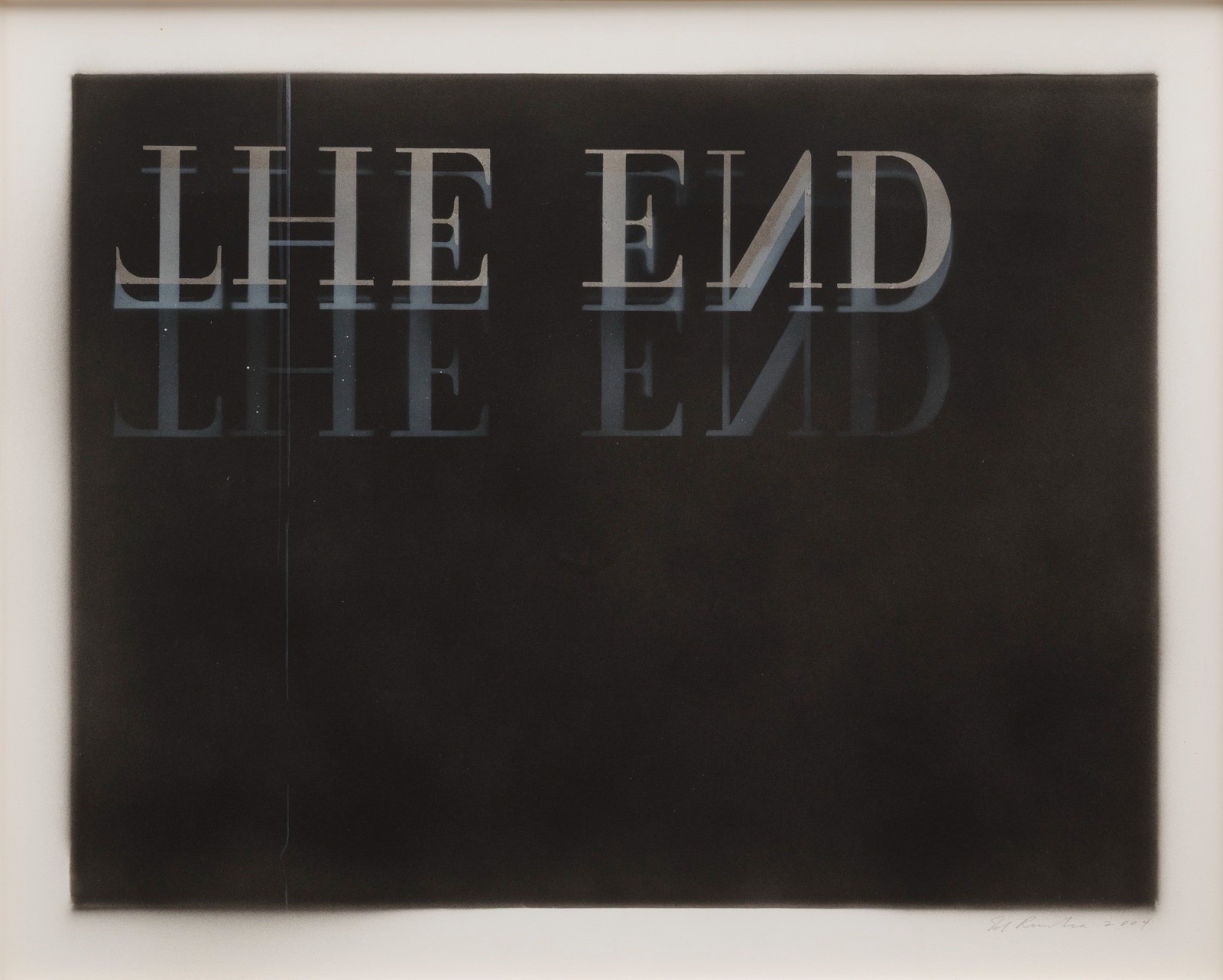 Ed Ruscha, The End #51, 2004